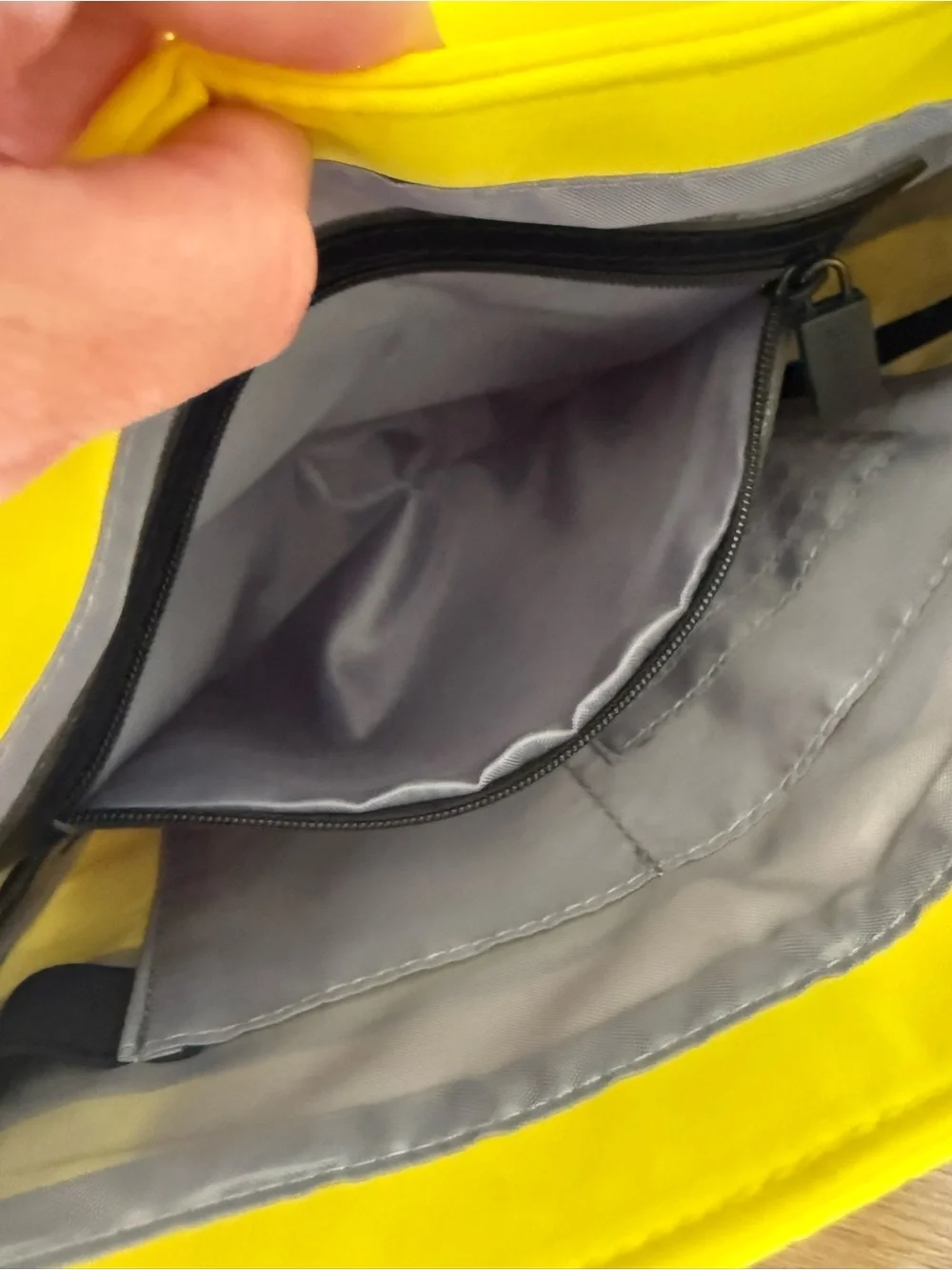 IHKWIP Yellow Quilted Messenger Bag with Black Accents AND Two Strap Options